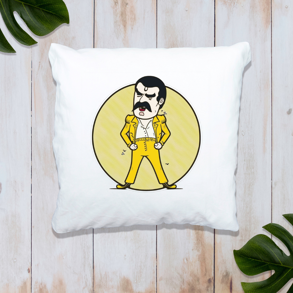 FUNDA COJÍN  DISEÑO EXCLUSIVO FREDDIE MERCURY IA