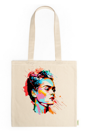 BOLSA CON DISEÑO EXCLUSIVO FRIDA KAHLO IA