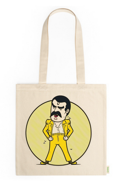 BOLSA CON DISEÑO EXCLUSIVO DE FREDDIE MERCURY